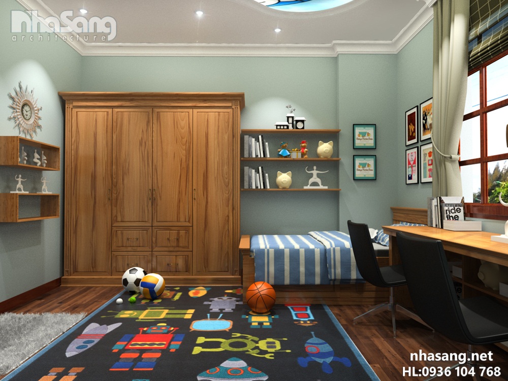 nội thất phòng ngủ bé